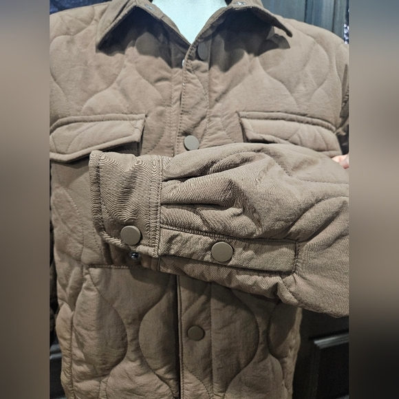 Maison Article Mens Brown Quilted Jacket. Medium. Casual Streetwear - Picture 4 of 10